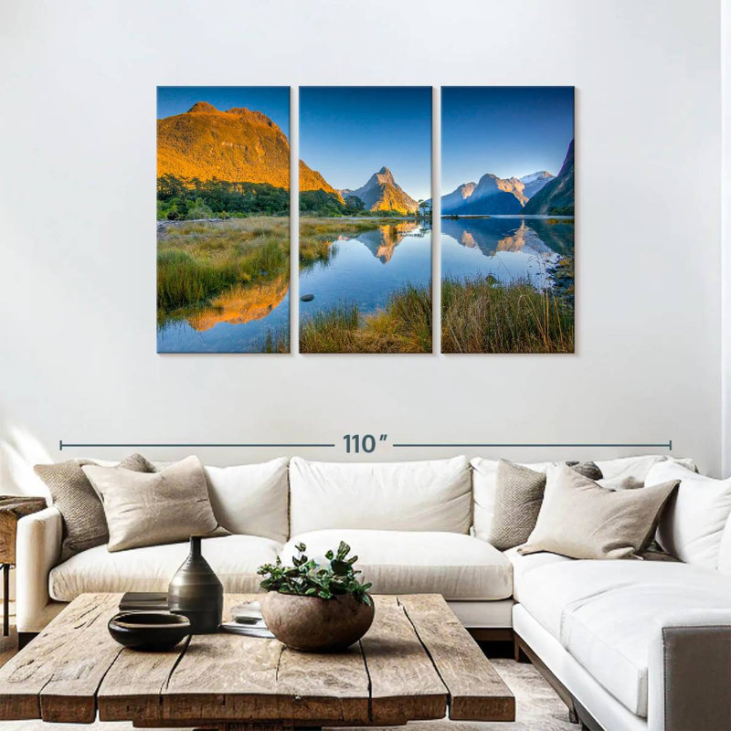 Milford Lake, 48" H x 74" W
