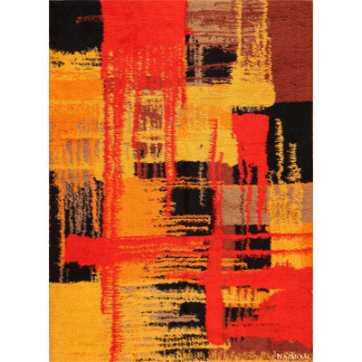 One-of-a-Kind Rectangle 7'6" X 10'3" Hand Knotted Area Rug