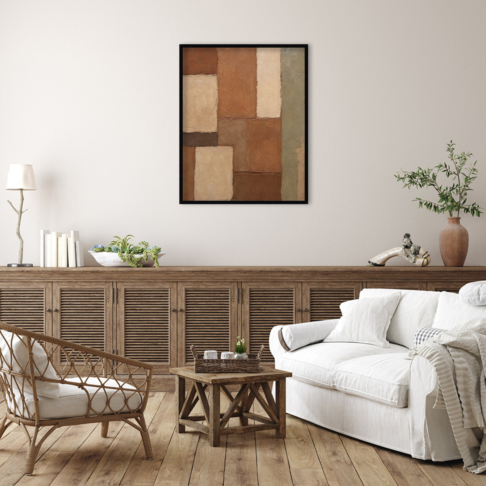 Arcilla Print by Dan Hobday, Black, 41" H x 33" W