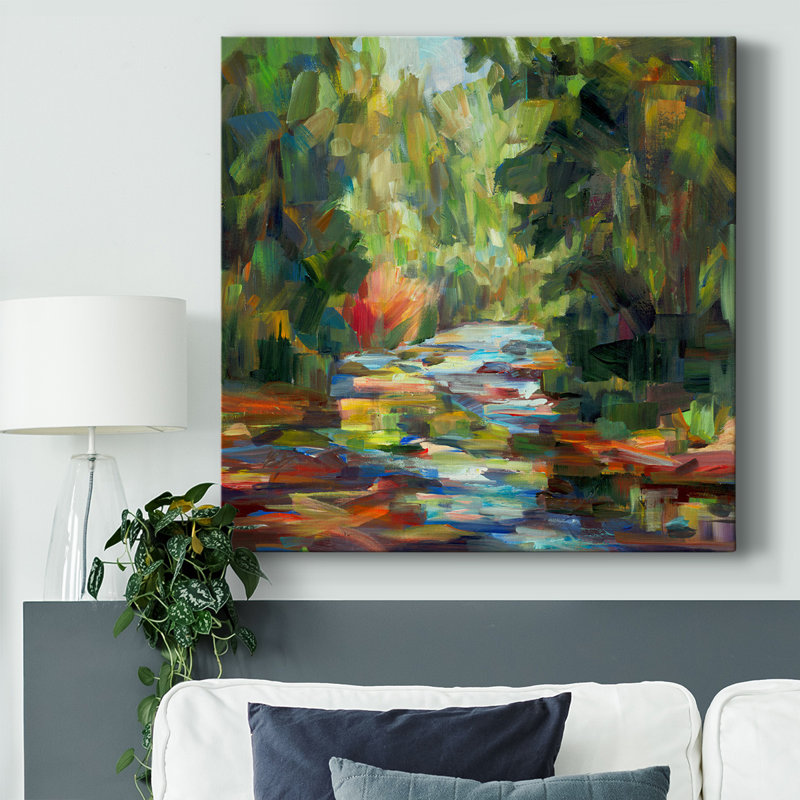 «Shimmering Sea Horizon I», reproduction sur toile, H 40 po x l 40 po x P 1,5 po