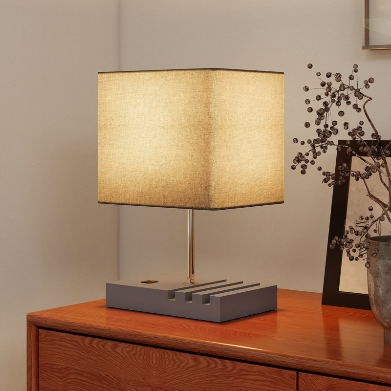 Table Lamp, Grey, Grey