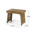 Chaise longue inclinable avec table Ivo
