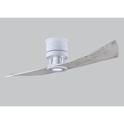 Lindsay LED Flush Mount Ceiling Fan