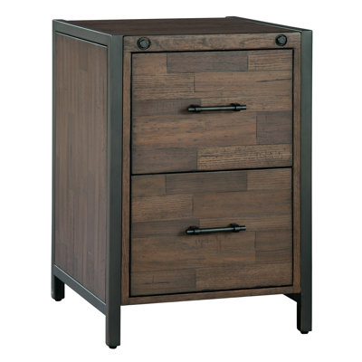 20 " Wide 2 Solid Wood Vertical Filing Cabinet