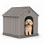 Niche pour chien en plastique toutes saisons-1673627380