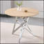 Robillard rond avec pieds en métal robustes-1526860885