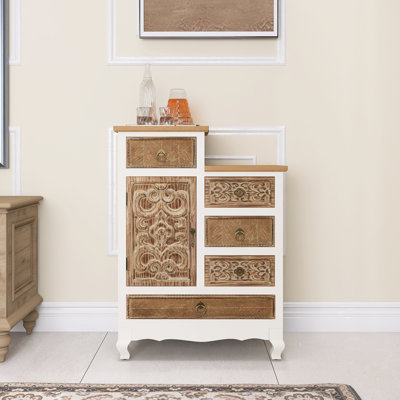 Storage Cabinet With Retro Handle