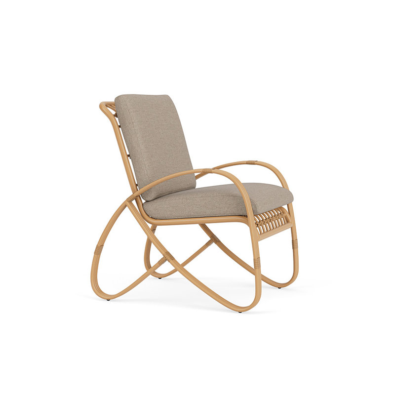 Riviera Outdoor Lounge Chair, Demo Oatmeal