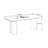 Beige Rectangular Sintered Stone Tabletop Dining Table-1276404874