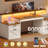  Rachmiel 63" Office Desk with 5 Drawers Modern Executive Desk Farmhouse Computer Desk with LED Lights-1237818438