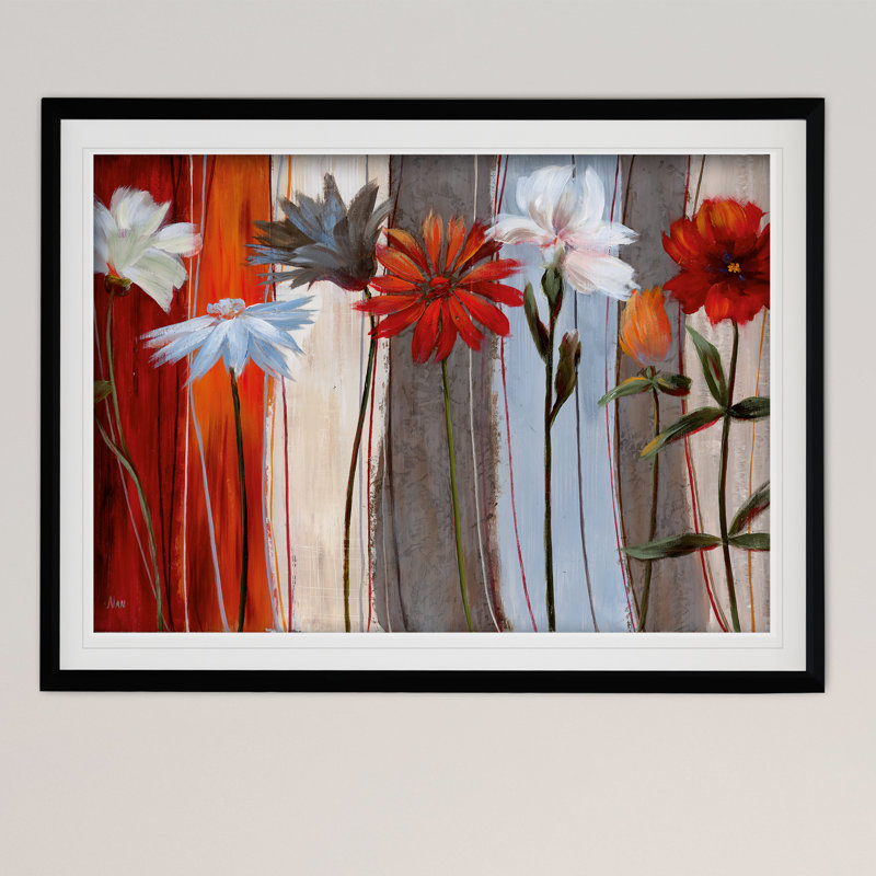 " Spring Debut ", 30" H x 40" W x 1.5" D, Black