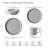 Studio Grey 16 Piece Dinnerware Set, Service for 4