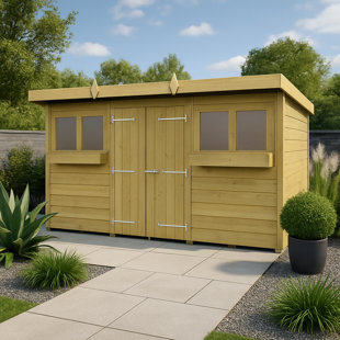 12ft x 6ft Pent Summer Shed