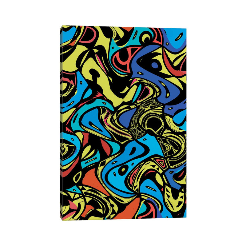 Psychedelic Renaissance I by Barruf - Wrapped Canvas Painting