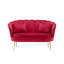Carney Velvet Loveseat Accent Sofa-775642294