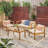 Encinal Acacia 4 - Person Patio Conversation Sets with Cushions-2139095223