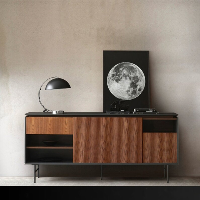 Buffet simple et luxueux, H 31,5 po x l 62,99 po x P 17,72 po 