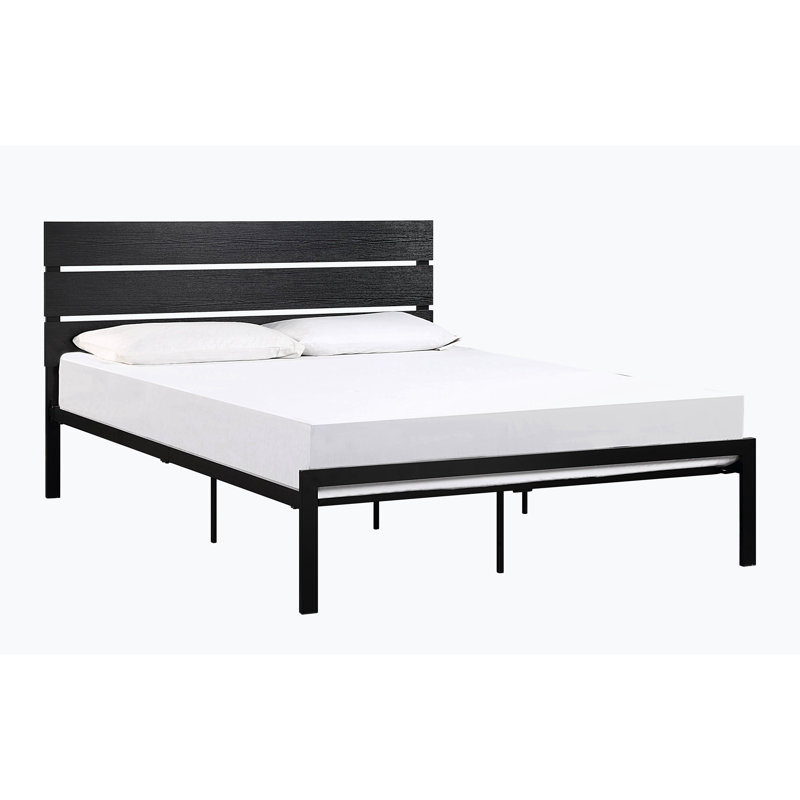 Mobilier de chambre à coucher 1pc, Double, Noir