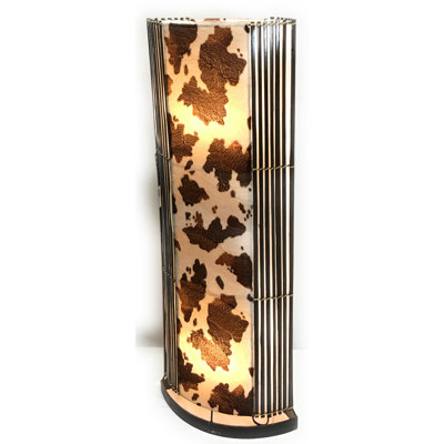 Gurdeep 40'' Black Column Floor Lamp