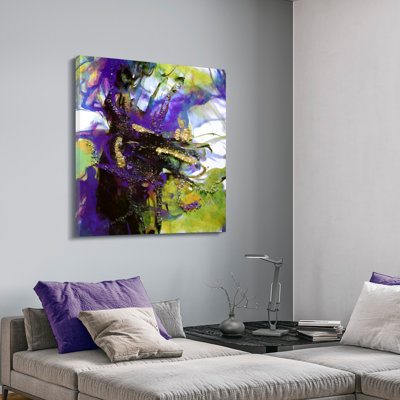 «Vibrant Essence I Crystallus», reproduction d'art sur toile lustrée