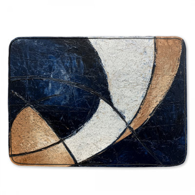 Tapis de bain abstrait