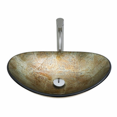 Lavabo en verre trempé, lavabo vasque élégant