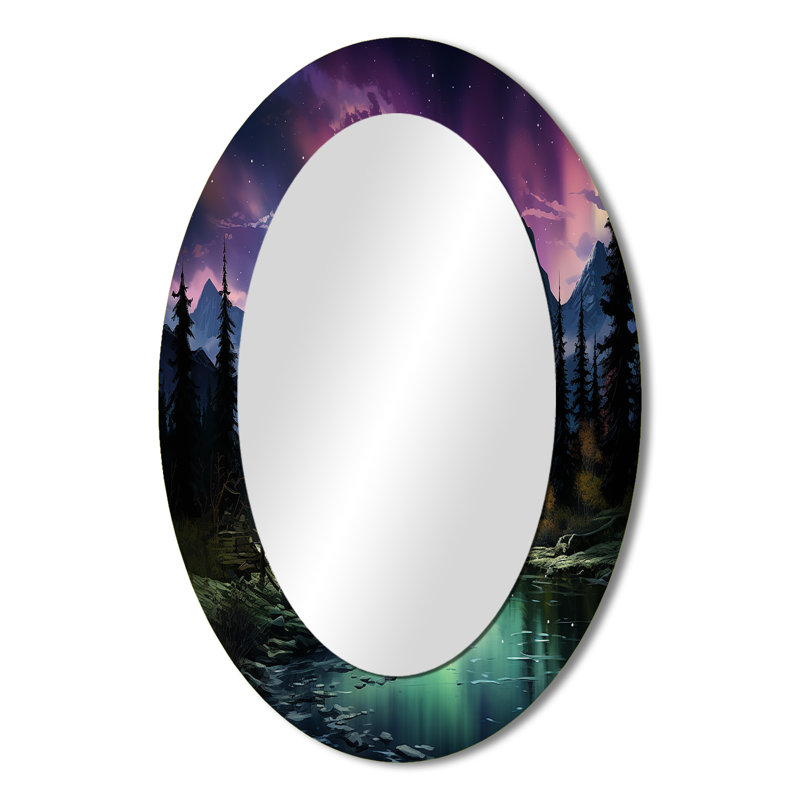Miroir mural Northern Lights Celestial Symphony I - Country, 36 po x 24 po