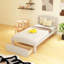 Structure de lit plateforme simple avec tiroir de rangement-761030979