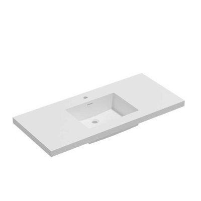 36" Solid Surface Bathroom Sink