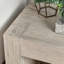 Solid Wood Sled End Table-93055601
