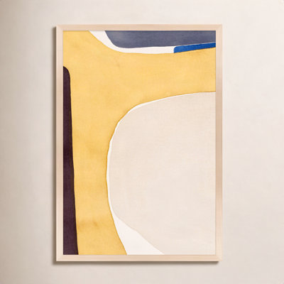 Divided "Hint of Cobalt" Print by Julia Balfour