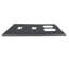 3-Gang Duplex Outlet / Toggle Light Switch Combination Wall Plate