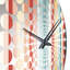 Horloge murale rayée-101234835