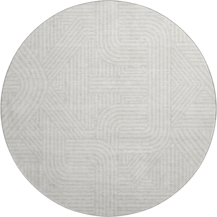 Premium Machine Washable Prisco Ivory Rug