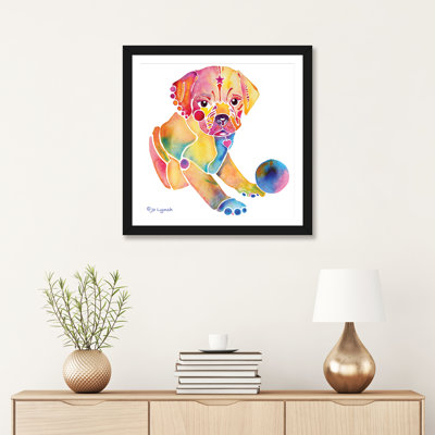 Hippopotame de Jo Lynch - impression d'art graphique