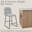 Tabouret de bar moderne avec pieds en métal-900414091-900414101