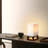 Maxwell 14 in. LED Bedside Table Lamp with Fabric Square Shade Bundle (Set of 2)-104311728-104311729