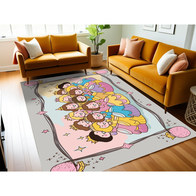 Tapis fantaisie lavable Gemma, Rectangle 6 pi x 9 pi