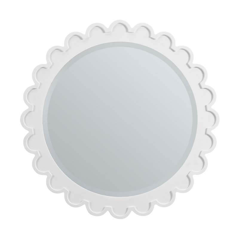 Adelese Scalloped Beveled Wall Mirror