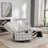 Jaq Upholstered Swivel Recliner-793965202