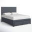 Lit standard capitonné avec rangement à profil bas Anekey-831155921-831155935