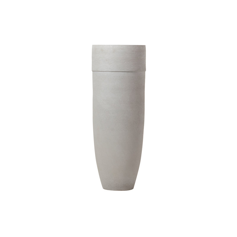 Ceramic / Porcelain Floor Vase, Grey, 80" H x 30" W x 30" D