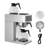 Commercial Drip Coffee Maker with Stainless Steel Carafe, 12-Cup Capacity, Black and Silver