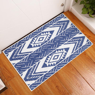 Mattera Non-Slip Geometric Indoor Doormat