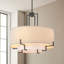  Lustre suspendu pour îlot de cuisine 4 lumières Calmere