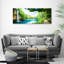 Waterfall In The Forest - Wrapped Canvas Print