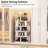 24 Pair Rotating Shoe Rack, 5-Tier Shoe Storage Shelf-383115617