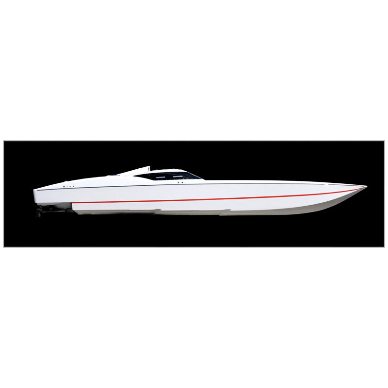 Speed Boat Stripe Print by Mat Sanders