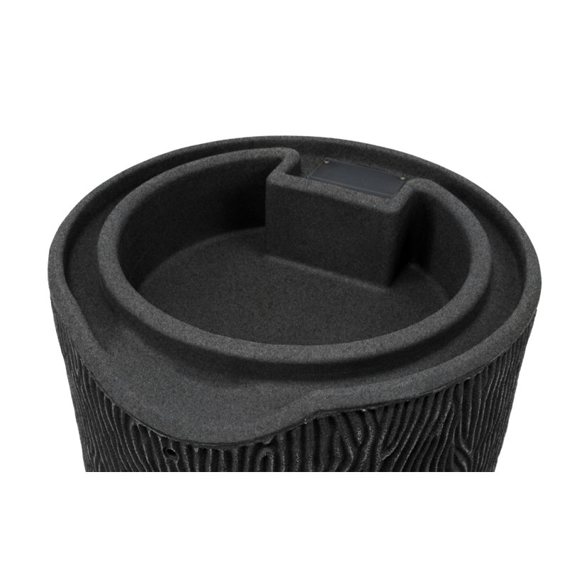 Citerne pluviale en écorce 50 gallons Impressions, Granite noir