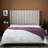  Lucid Wingback Upholstered Headboard with Tufted Channels, 56.75-Inch Height Headboard, Queen, Oatmeal-288469927-288469929